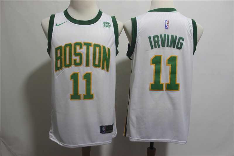 Celtics 11 Kyrie Irving White 2018 19 City Edition Nike Swingman Jersey,We sell and wholesale Celtics 11 Kyrie Irving White 2018 19 City Edition Nike Swingman Jersey on line form chian!